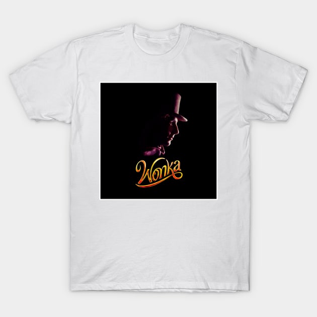 Wonka Timothee 2023 T-Shirt by rysiupol